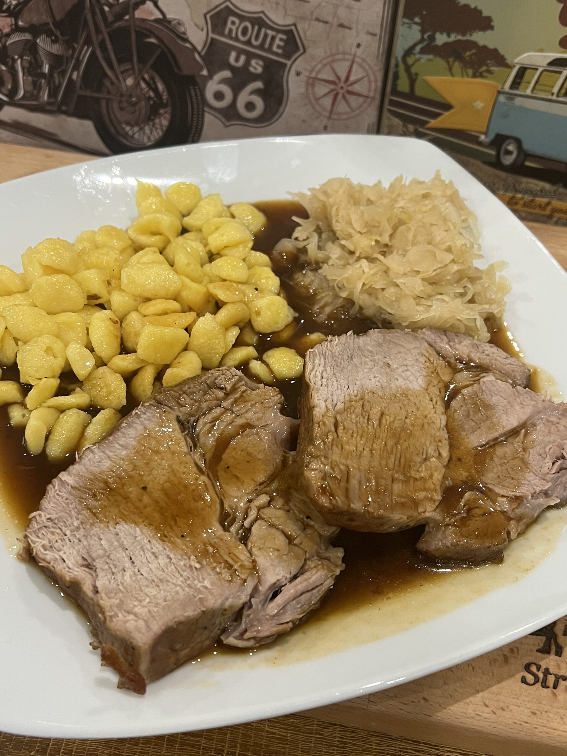 Read more about the article Schweinebraten in Dunkelbier-Sauce